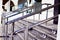 Beautiful stainless steel railings