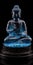 beautiful statue of Lord buddha in meditation pose generative AI