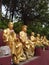 Beautiful  statue  in Ten Thousand Buddhas Monastery hongkong sha tin