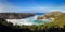 Beautiful stone arches on Playa de las Cuevas del Mar, Cantabria, Spain