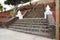 Beautiful stone stairs in Yaiza, Lanzarote, Canary Islands