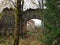 Beautiful stonework. The ruins of the ancient estate of the Korf barons