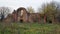 Beautiful stonework. The ruins of the old outbuildings of the estate of the Wrangel barons