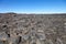 Beautiful stony rocky desert landscape of Iceland