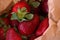 , beautiful strawberries, with wonderful taste and sweetness