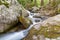 Beautiful stream on Pelion mount, Greece