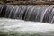 Beautiful streams and small waterfalls near the big Carpathian waterfall Shypit.