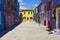 Beautiful street in Burano