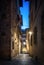 Beautiful street in Florence, Tuscany, Italy. Architecture and l