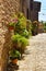 Beautiful street in Spello. Italy