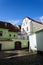 Beautiful streets of historic town Tabor, South Bohemia, Czech Republic