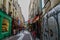Beautiful streets somewhere in Paris France