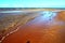 Beautiful stretch of beach on the Atlantic Ocean side of Prince Edward Island, Canada