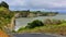 Beautiful stretch of White Cliffs along North Taranaki Bight in New Zealand