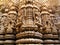 Beautiful Stucco Work on the Temple\'s Pillars, India