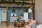 Beautiful Studio apartment in Scandinavian style, decorated for Christmas and New Year, kitchen and table