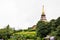 Beautiful stupa on mountain at Doi Inthanon national park