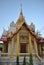 Beautiful stupa in Wat Samien Nari Temple in bangkok Thailand