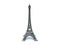 Beautiful Stylish Eiffel Tower of France Europe Model Statue Toys in White Isolated Background 03