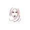 Beautiful Stylish Hijab Girl Illustration, Line Art, Vector Design, Icon, Sign, Logo