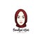 Beautiful Stylish Hijab Girl Logo, Brand, Vector Design, Icon, Sign