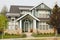 Beautiful Subdivision House Home Green Exterior Front Street Elevation
