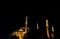 The beautiful Suleymaniye mosque in the night time