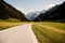 Beautiful summer alpine landscape. Logar valley or Logarska dolina, Kamnik Savinja Alps, Slovenia, Europe.