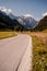 Beautiful summer alpine landscape. Logar valley or Logarska dolina, Kamnik Savinja Alps, Slovenia, Europe.