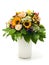 Beautiful summer bouquet in white vase