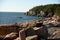 Beautiful summer image of Acadia National Park