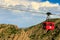 Beautiful summer landscape with aerial tramway in Canon city. Colorado, United States.