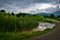 Beautiful summer landscape from Buzau, Romania