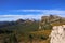 Beautiful summer landscape, fantastic alpine pass and high mountains, Dolomites, Italy, Europe. Selective focus