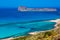 Beautiful summer landscape of the southern coast of the Crete