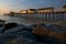 Beautiful Summer morning over Southwold Pier and Rocks