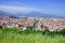 Beautiful summer panorama, view from fortress Prizren Kosovo