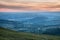 Beautiful Summer sunrise landscape of Brecon Beacons National Pa