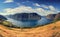 Beautiful summertime sunny panorama of Aurlandsfjord, Norway