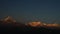 Beautiful sun set captured in Dhampus, Nepal, 4K Time-lapse