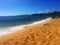 Beautiful sunny day on the beach in Kauai Hawaii