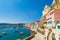 Beautiful sunny Procida island, Italy