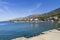 Beautiful sunny summer day at Adriatic Sea Starigrad Paklenica Croatia