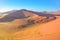 Beautiful sunrise dunes of Namib desert, Africa