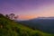 Beautiful sunrise at little Adams peak in Ella, Sri Lanka