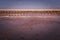 Beautiful sunrise at low tide on the Long Jetty at Port Welshpool