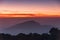 Beautiful sunrise and mist at Doi Inthanon National park. Mountain, natural.