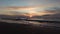 Beautiful Sunrise Over Batlic Sea With Majestic Sky Light Being Reflected. 4k Timelapse Video