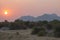 Beautiful Sunrise over Bera Desert,India