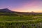 Beautiful sunrise over the Jatiluwih Rice Terraces